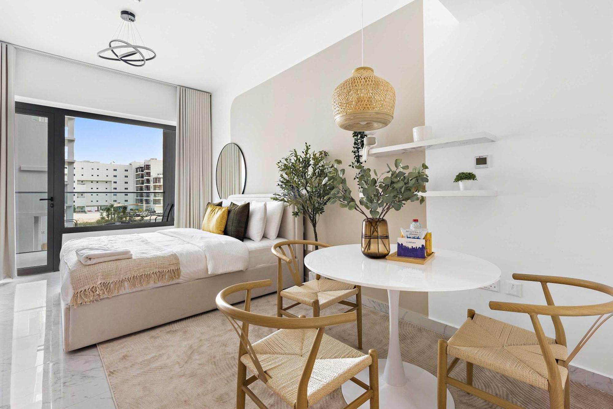 Silkhaus Chic Studio Near Masdar City Park Abu Zabi Zewnętrze zdjęcie